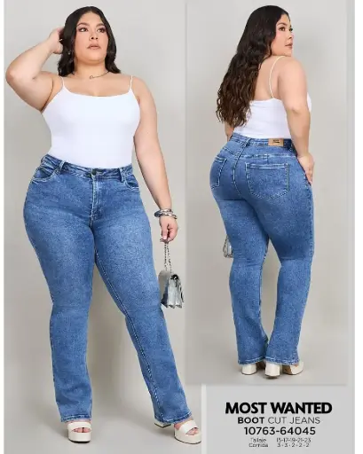 Jeans bootcut mostwanted plus 64045