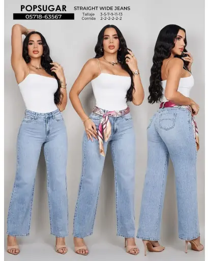 Jeans straight popsugar 63567