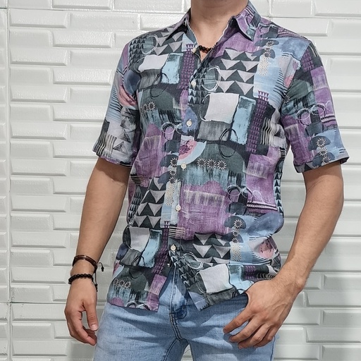 [C100522] CAMISA ESTAMPADA ESTIVANELI 100522