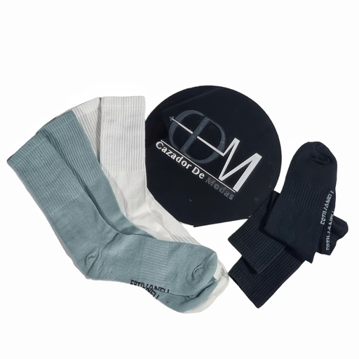 [MD27158] Medias estivaneli (pqt de 3) 27158