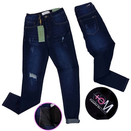 [JND38197] Jeans popsugar dama con faja 38197