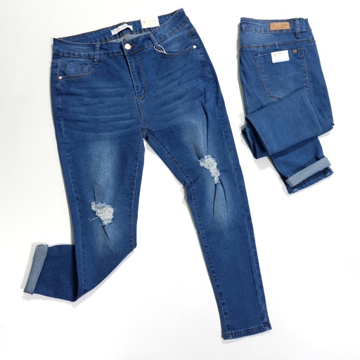 [JNDP22040C] Jeans dama plus chic royale 22040