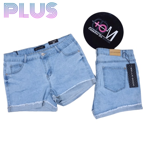 [SHD1629P] SHORTS PLUS DAMA 1629